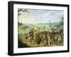 Scene of War: Population Fleeing before Enemy-Sebastian Vrancx-Framed Giclee Print