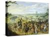 Scene of War: Population Fleeing before Enemy-Sebastian Vrancx-Stretched Canvas