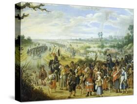 Scene of War: Population Fleeing before Enemy-Sebastian Vrancx-Stretched Canvas