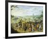 Scene of War: Population Fleeing before Enemy-Sebastian Vrancx-Framed Giclee Print