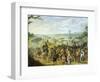 Scene of War: Population Fleeing before Enemy-Sebastian Vrancx-Framed Giclee Print