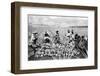 Scene on a Pineapple Plantation, with Harvested Pineapples, Hawaii, 1910-1920-null-Framed Photo