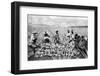 Scene on a Pineapple Plantation, with Harvested Pineapples, Hawaii, 1910-1920-null-Framed Photo