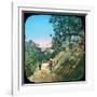 Scene on a Road, Murree, India, Late 19th or Early 20th Century-null-Framed Giclee Print