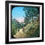 Scene on a Road, Murree, India, Late 19th or Early 20th Century-null-Framed Giclee Print