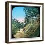 Scene on a Road, Murree, India, Late 19th or Early 20th Century-null-Framed Giclee Print
