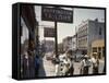 Scene on Beale Street, Memphis, Tennessee-null-Framed Stretched Canvas