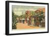 Scene on Olvera Street, Los Angeles, California-null-Framed Art Print