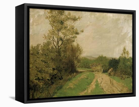 Scene on Otmoor, 1912-George Carline-Framed Stretched Canvas