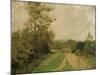 Scene on Otmoor, 1912-George Carline-Mounted Giclee Print