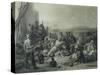 Scene on the Coast of Africa, Engraved by Wagstaff, London, 1844-Francois Auguste Biard-Stretched Canvas