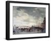 Scene on the Ice Near Dordecht-Jan Van Goyen-Framed Giclee Print