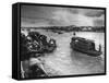 Scene on the Pearl River with Boats-null-Framed Stretched Canvas