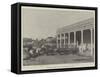 Scene on the Quay, Manzanilla, Cuba-null-Framed Stretched Canvas