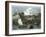 Scene on the River at Canton, China, C1840-null-Framed Giclee Print