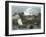 Scene on the River at Canton, China, C1840-null-Framed Giclee Print