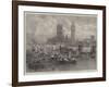 Scene on the River at Westminster on the Departure of the Belgians-null-Framed Giclee Print