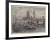 Scene on the River at Westminster on the Departure of the Belgians-null-Framed Giclee Print