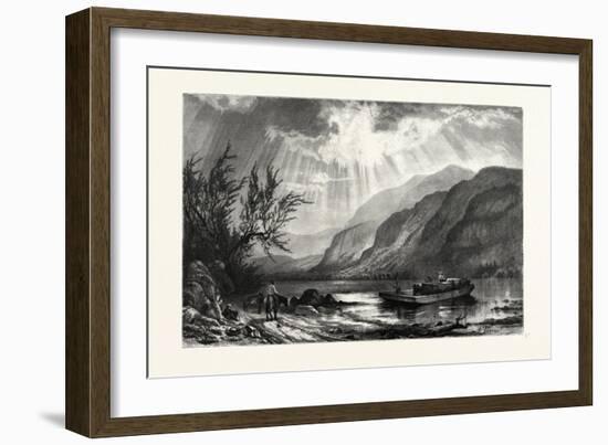 Scene on the Shenandoah, USA, Shenandoah Is an Iroquoian Word for Deer-Arthur Parton-Framed Giclee Print