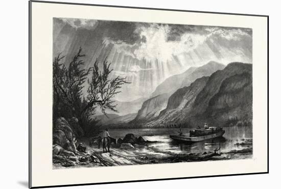 Scene on the Shenandoah, USA, Shenandoah Is an Iroquoian Word for Deer-Arthur Parton-Mounted Giclee Print