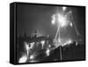 Scene on the Thames (Westminster) During the Flood-Lighting and Firework Display on Victory Night-null-Framed Stretched Canvas