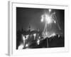 Scene on the Thames (Westminster) During the Flood-Lighting and Firework Display on Victory Night-null-Framed Photographic Print