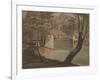 Scene on the Wissahickon, C.1880-null-Framed Giclee Print