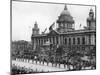 Scene Outside the City Hall in Belfast During the Opening Ceremony. 13th June 1921-Staff-Mounted Photographic Print