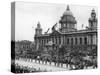 Scene Outside the City Hall in Belfast During the Opening Ceremony. 13th June 1921-Staff-Stretched Canvas