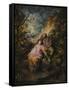 'Scene Pastorale', c1710-Jean-Antoine Watteau-Framed Stretched Canvas