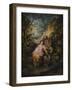 'Scene Pastorale', c1710-Jean-Antoine Watteau-Framed Giclee Print