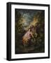 'Scene Pastorale', c1710-Jean-Antoine Watteau-Framed Giclee Print