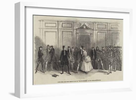 Scene (The Last) from Jerrold's Play of The Housekeeper, at the Haymarket Theatre-null-Framed Giclee Print