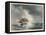 Scene Two: The Sailing Vessel Runs into Rough Seas-P.e. Lawrence-Framed Stretched Canvas