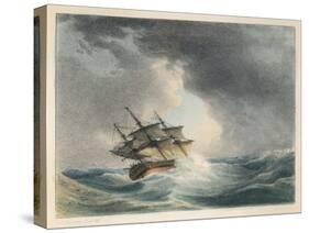 Scene Two: The Sailing Vessel Runs into Rough Seas-P.e. Lawrence-Stretched Canvas
