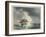 Scene Two: The Sailing Vessel Runs into Rough Seas-P.e. Lawrence-Framed Art Print