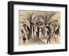 Scene under the Arcades in Thun, 1913-August Macke-Framed Giclee Print