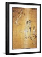 Scene unter Madchen-Paul Klee-Framed Giclee Print