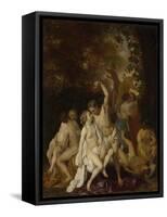 Scene with Bacchantes-Jacob van Loo-Framed Stretched Canvas