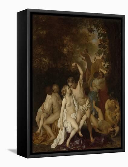 Scene with Bacchantes-Jacob van Loo-Framed Stretched Canvas