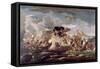 Scene with the Rape of Proserpine-Luca Giordano-Framed Stretched Canvas