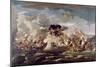 Scene with the Rape of Proserpine-Luca Giordano-Mounted Giclee Print