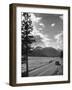 Scenery along Columbia Icefields Highway in Canadian Rockies between Banff and Jasper-Andreas Feininger-Framed Photographic Print
