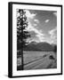 Scenery along Columbia Icefields Highway in Canadian Rockies between Banff and Jasper-Andreas Feininger-Framed Photographic Print