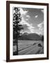 Scenery along Columbia Icefields Highway in Canadian Rockies between Banff and Jasper-Andreas Feininger-Framed Photographic Print