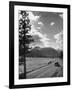 Scenery along Columbia Icefields Highway in Canadian Rockies between Banff and Jasper-Andreas Feininger-Framed Photographic Print