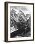 Scenery along Columbia Icefields Highway in Canadian Rockies between Banff and Jasper-Andreas Feininger-Framed Photographic Print