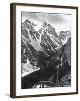 Scenery along Columbia Icefields Highway in Canadian Rockies between Banff and Jasper-Andreas Feininger-Framed Photographic Print