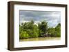 Scenery Along the Kaladan River, Rakhine State, Myanmar-Keren Su-Framed Photographic Print