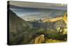 Scenery at Gunung Batur with Danau Batur-Christoph Mohr-Stretched Canvas